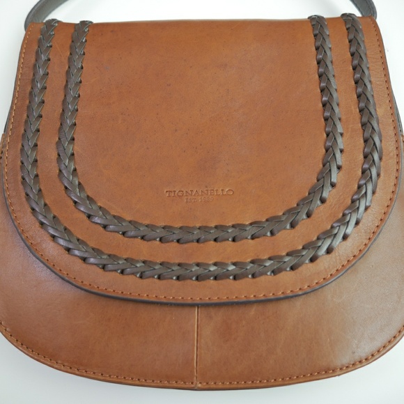 Tignanello Handbags - Tignanello Crossbody Saddle Bag